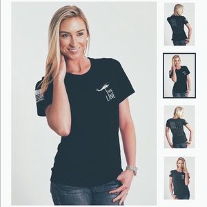 NWOT Nine Line Women's crew neck T-Shirt Black